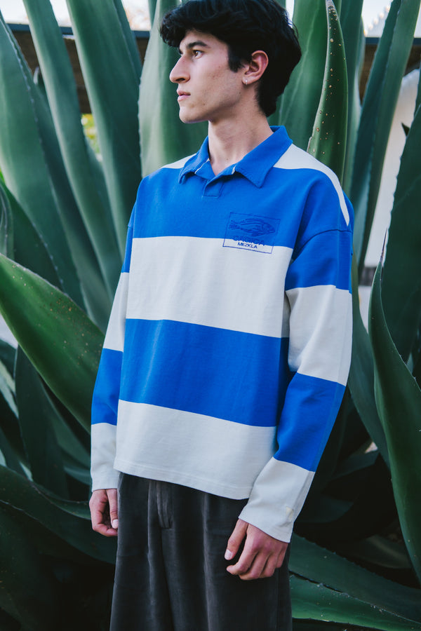 Cagica Cobalt Rugby Polo