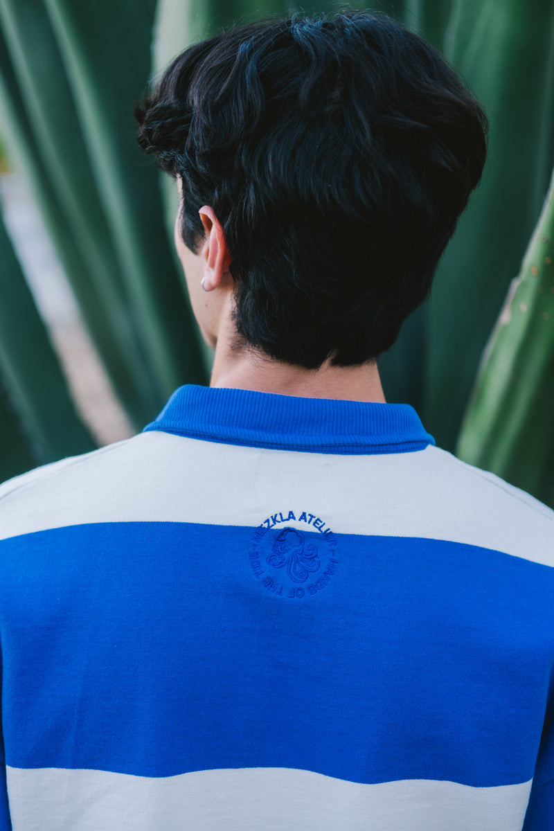Cagica Cobalt Rugby Polo