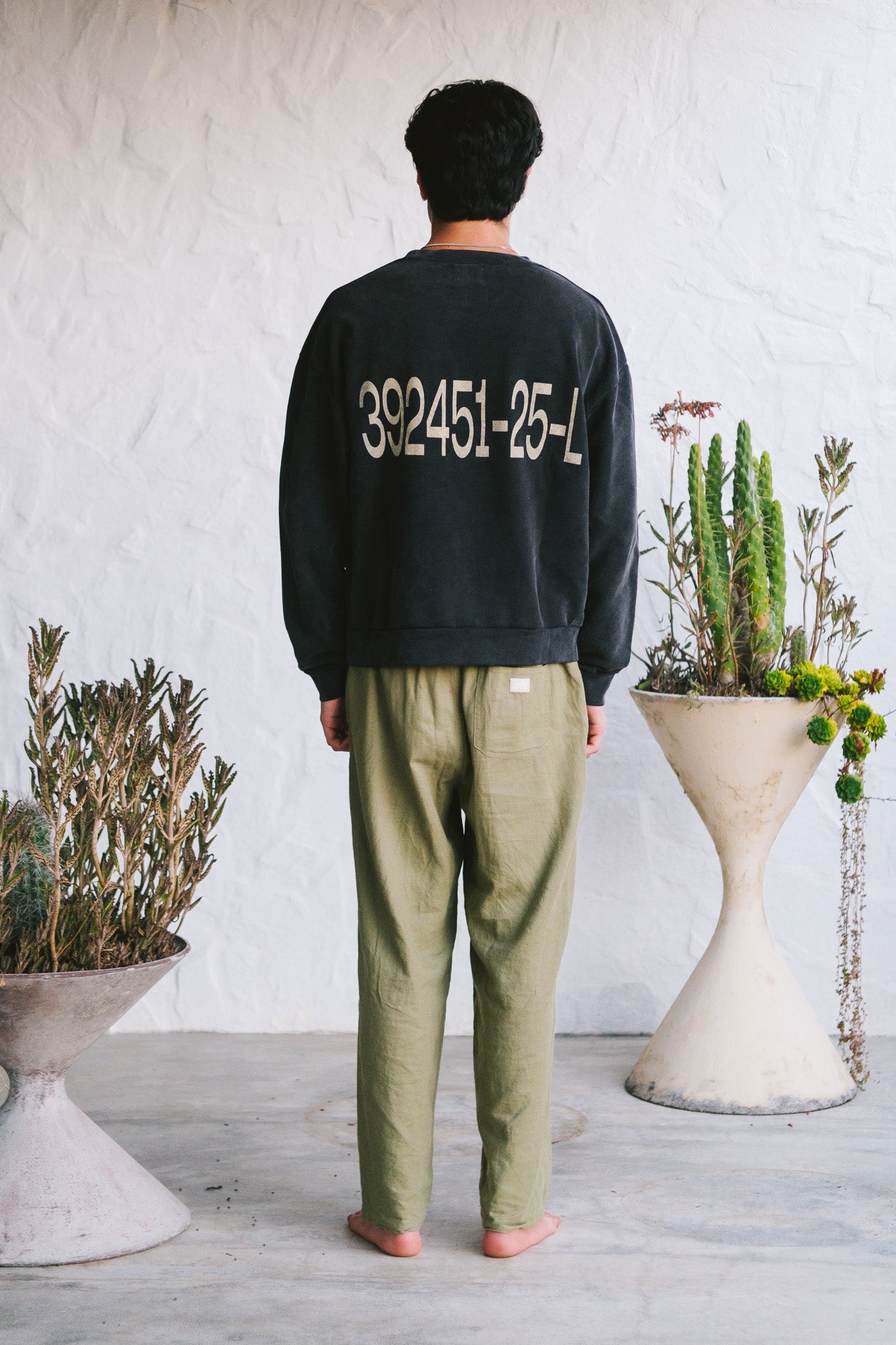 Portside Charcoal Crewneck