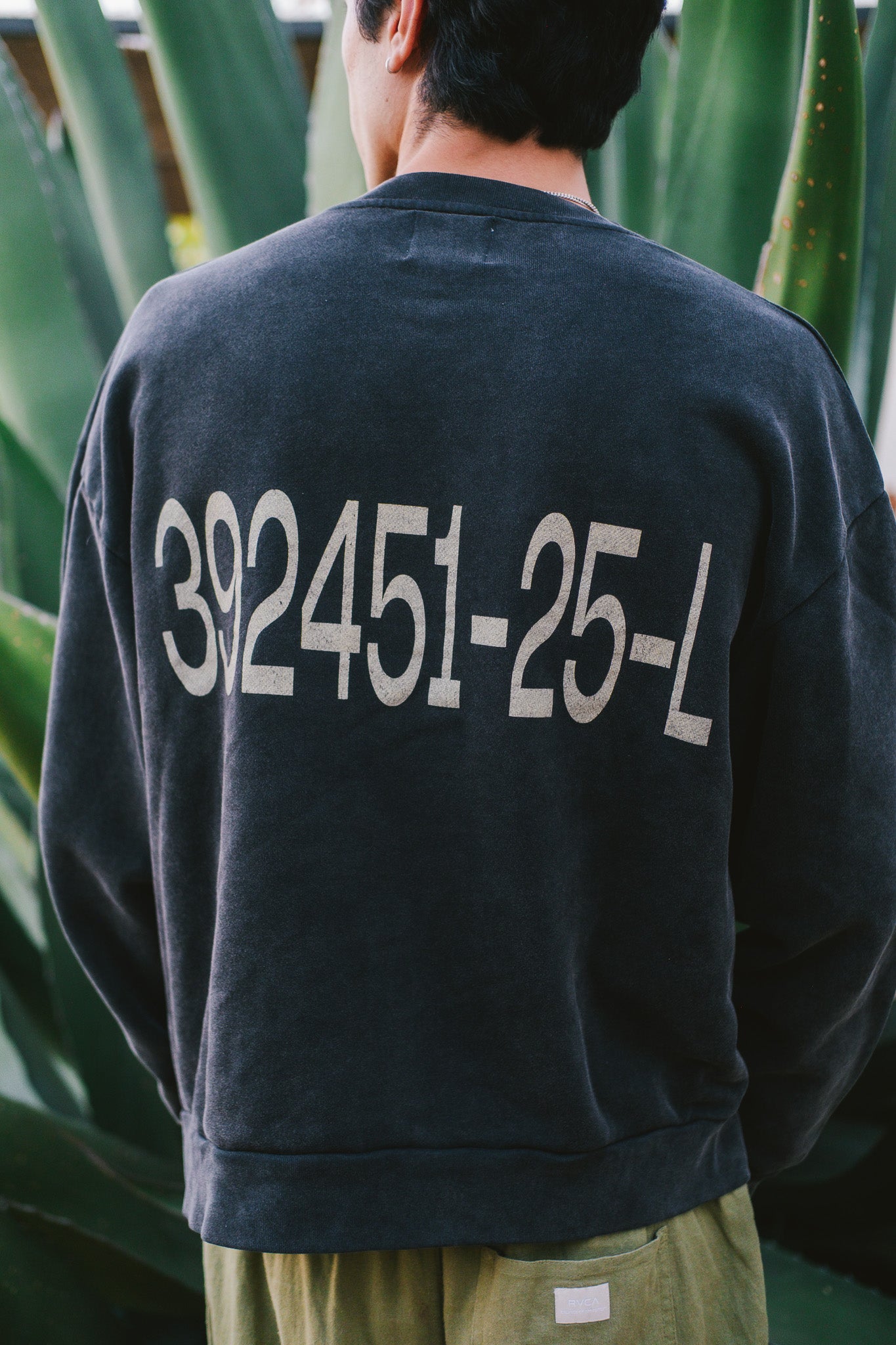 Portside Charcoal Crewneck